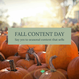 Fall Content Day